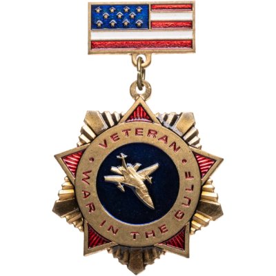 купить США медаль ветерана компании "Буря в пустыне. Летчик"
