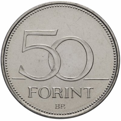 купить Венгрия 50 форинтов 2016 «70 лет форинту»
