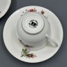 Купить Набор из 2 кофейных пар , украшенных цветочным декором Tietsin Porcelain, фарфор, деколь, золочение, Китай, 1990-2000 гг.