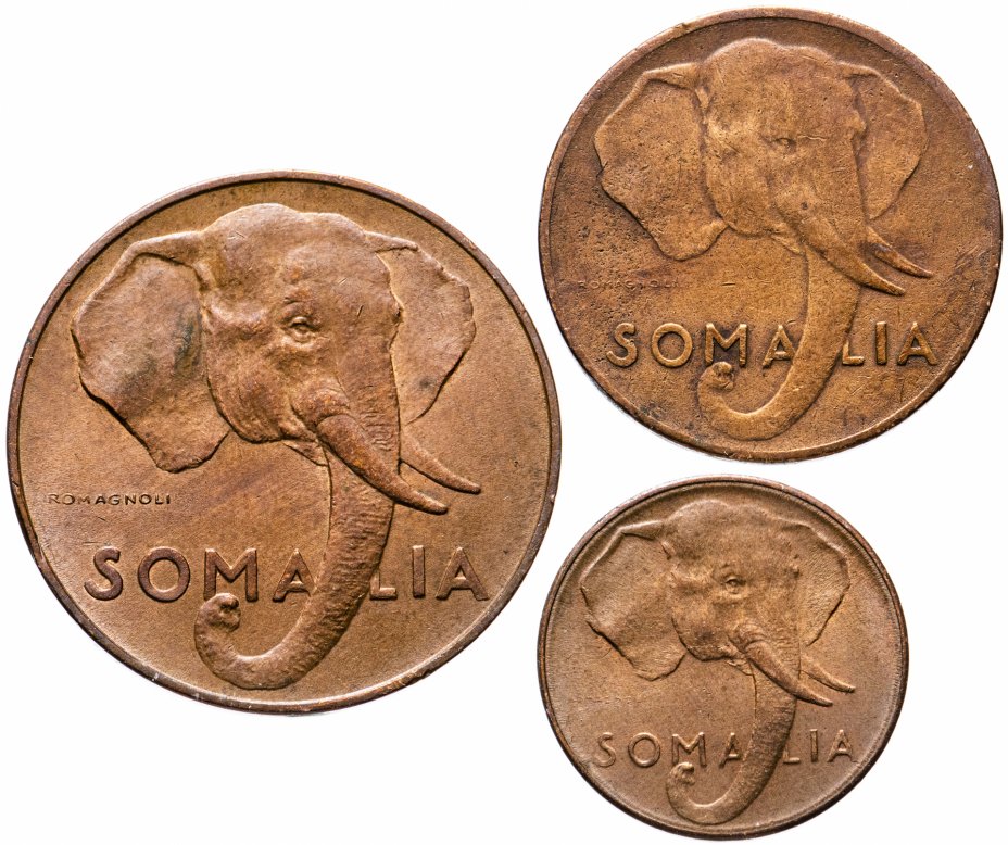 купить Сомали (Итальянское) набор из 3-х монет 1950