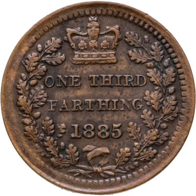 купить Великобритания 1/3 фартинга (farthing) 1885 для Мальты