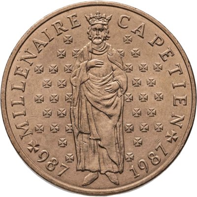 купить Франция 10 франков (francs) 1987 "Тысячелетие династии Капетингов"