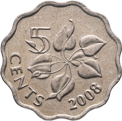 купить Свазиленд 5 центов (cents) 2008