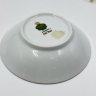 Купить Салатник миниатюрный с ручкой, украшенный цветочным декором, фарфор, металл, крытье, золочение, Фарфоровая мануфактура «Gloria», Германия, 1970-1990 гг.