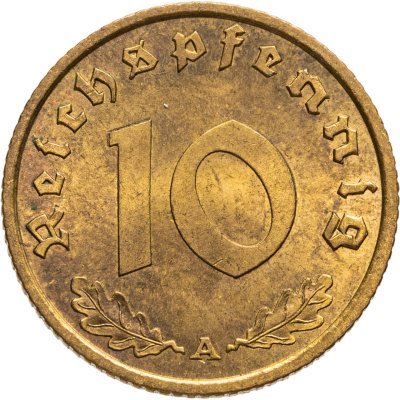 купить Германия (Третий рейх) 10 рейхспфеннигов (reichspfennig) 1938