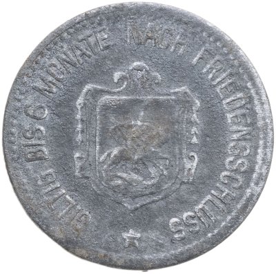 купить Германия (нотгельды) 10 пфеннигов 1917 "Район Айблинг"