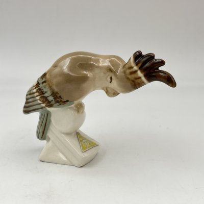 купить Статуэтка "Попугай какаду", фарфор, роспись, Royal Dux, Чехия, 1990-2000 гг.