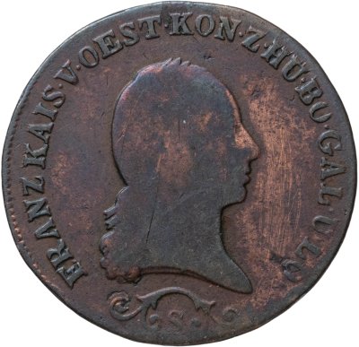 купить Австрия 3 крейцера 1812, знак монетного двора "S" - Смолник