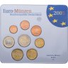 Купить Германия 2005 набор из 8-ми монет евро  в официальном буклете Монетный двор Берлин A