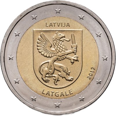 купить Латвия 2 евро (euro) 2017 "Исторические области Латвии - Латгалия"