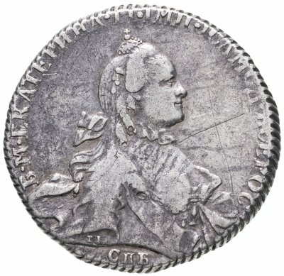 Купить 1 рубль 1764 СПБ-TI-СА