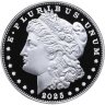 Купить США 1 доллар 2025 S "Morgan dollar  доллар Моргана" в футляре с сертификатом