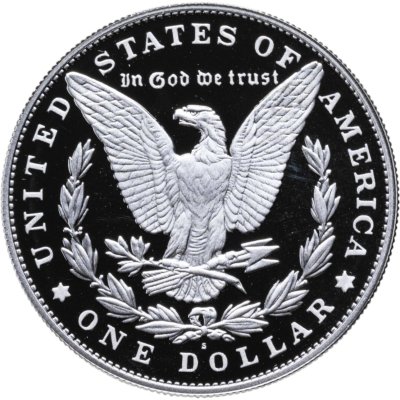 купить США 1 доллар 2025 S "Morgan dollar доллар Моргана" в футляре с сертификатом