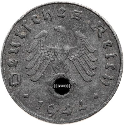 купить Германия, Третий рейх 10 рейхспфеннигов (reichspfennig) 1944 E