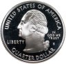 Купить США 25 центов (квотер, 1/4 доллара, quarter dollar) 2006  S PROOF "Квотер штата Северная Дакота", знак монетного двора: "S" - Сан-Франциско