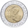 Купить Сан-Марино 500 лир 1994 "Каменотес"