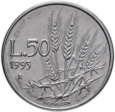 купить Сан-Марино 50 лир (lire) 1993