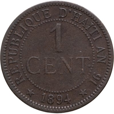купить Гаити 1 сантим (centime) 1894