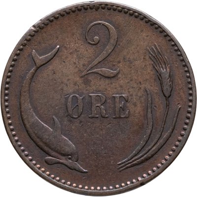 купить Дания 2 эре (ore) 1894