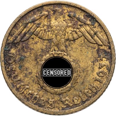 купить Германия (Третий рейх) 5 рейхспфеннигов (reichspfennig) 1937