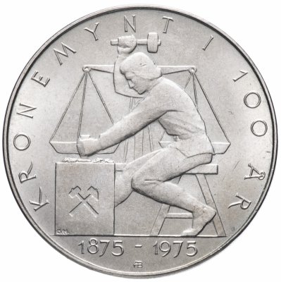 купить Норвегия 5 крон (kroner) 1975 "100 лет норвежской кроне"