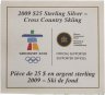 Купить Канада 25 долларов 2009 «Ванкувер 2010-лыжные гонки»