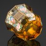 Купить Бисквитница с крышкой, украшенная цветочным декором, стекло, роспись эмалями, золочение, Западная Европа, 1890-1910 гг.
