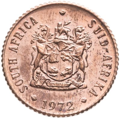 купить ЮАР 1/2 цента (cent) 1972