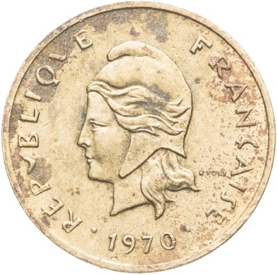 купить Новые Гебриды 1 франк (franc) 1970