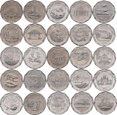 купить Шри Ланка набор монет 2013 (25 штук) Административные округа