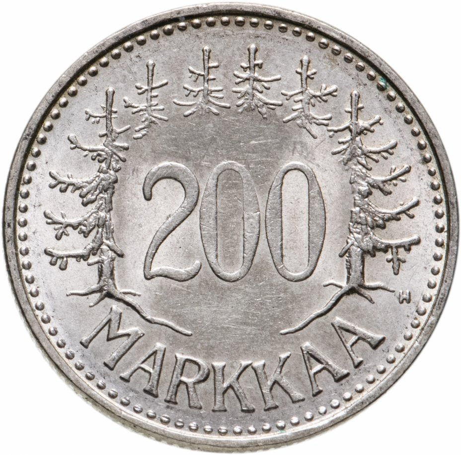 купить Финляндия 200 марок (markkaa) 1956