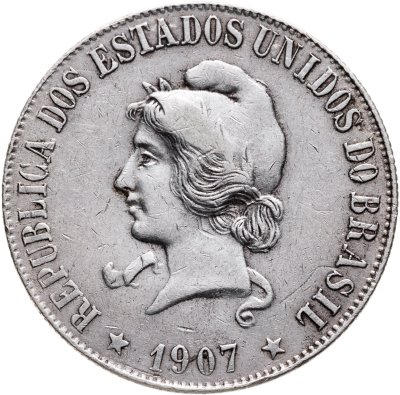 купить Бразилия 2000 рейс (reis) 1907