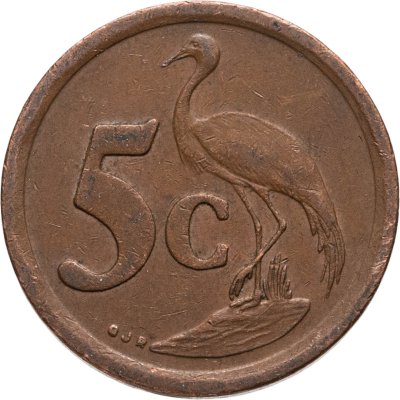 купить ЮАР 5 центов (cents) 1995