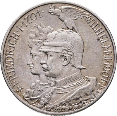 купить Германия (Империя) 2 марки (mark) 1901 "200 лет Пруссии"
