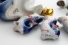 Купить Набор для ликера "Рыба" (кобальт), фарфор, роспись, золочение, Полонский завод художественной керамики (Полонное ЗХК), СССР, 1973-1991 гг.