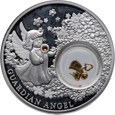 купить Ниуэ 2 доллара (dollars) 2014 Ангел-хранитель в оригинальной подарочной упаковке