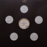 Купить Официальный набор из 5и монет 5 рублей 2012 и жетона "200-летие победы России в Отечественной войне 1812 года Сражения" выпуск 3