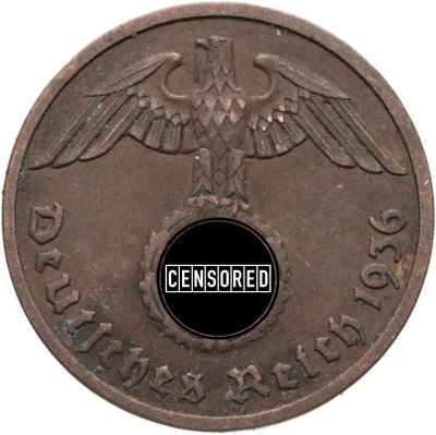 купить Германия, Третий рейх 2 рейхспфеннига (reichspfennig) 1936 A новый тип