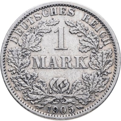 купить Германия 1 марка 1905 Знак монетного двора: "A" - Берлин
