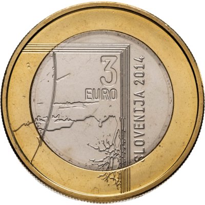 купить Словения 3 евро (euro) 2014 "200 лет со дня рождения Янеша Пухара"