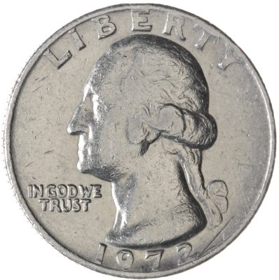 купить США 25 центов (квотер, 1/4 доллара, quarter dollar) 1972 "Washington Quarter (Вашингтон)"