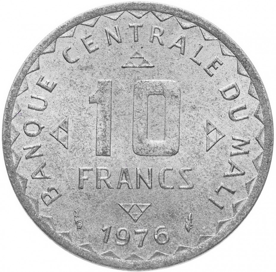 купить Мали 10 франков 1976