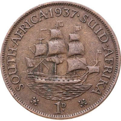 купить ЮАР 1 пенни (penny) 1937