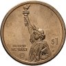 Купить США 1 доллар (dollar) 2019 P "Американские инновации - Лампа накаливания Эдисона (Нью Джерси)"