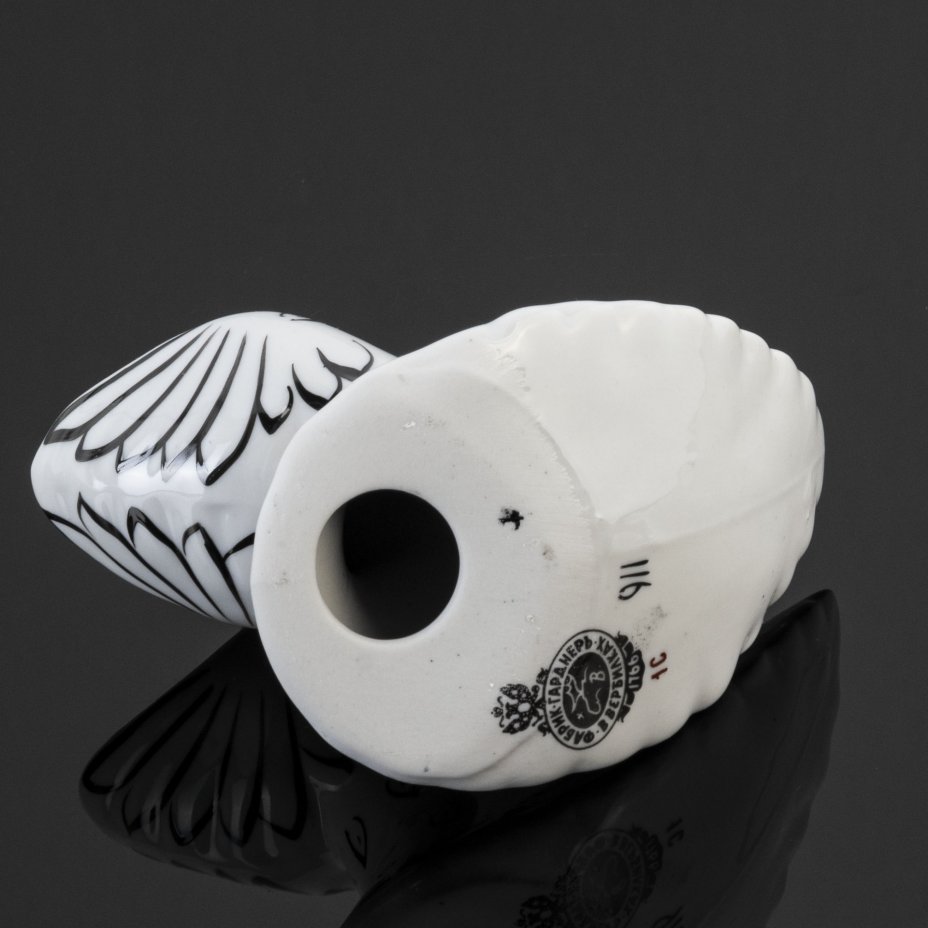 Статуэтка «Курочка с золотым яйцом», фарфор, роспись, золочение, ООО ...