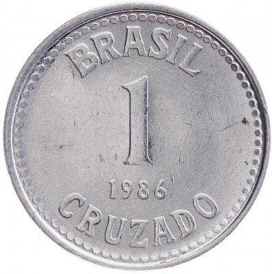 купить 1 крузадо 1986 Бразилия