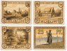 Купить Германия (Шлезвиг-Гольштейн: Хузум) набор из 4-х нотгельдов 1921