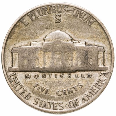 купить США 5 центов (cents) 1942 S
