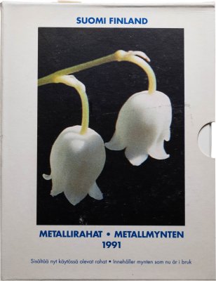 купить Финляндия набор из 4-х монет 1991 в буклете