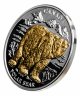 Купить Либерия 10 долларов 2004 Proof "Вымирающие виды животных - Полярный медведь. Канада"